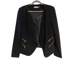 Calvin Klein Black Blazer with Gold Accents